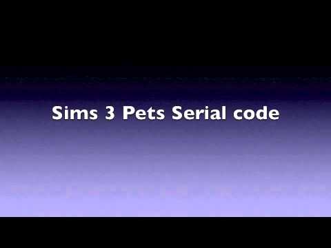 free sims 3 pets serial code